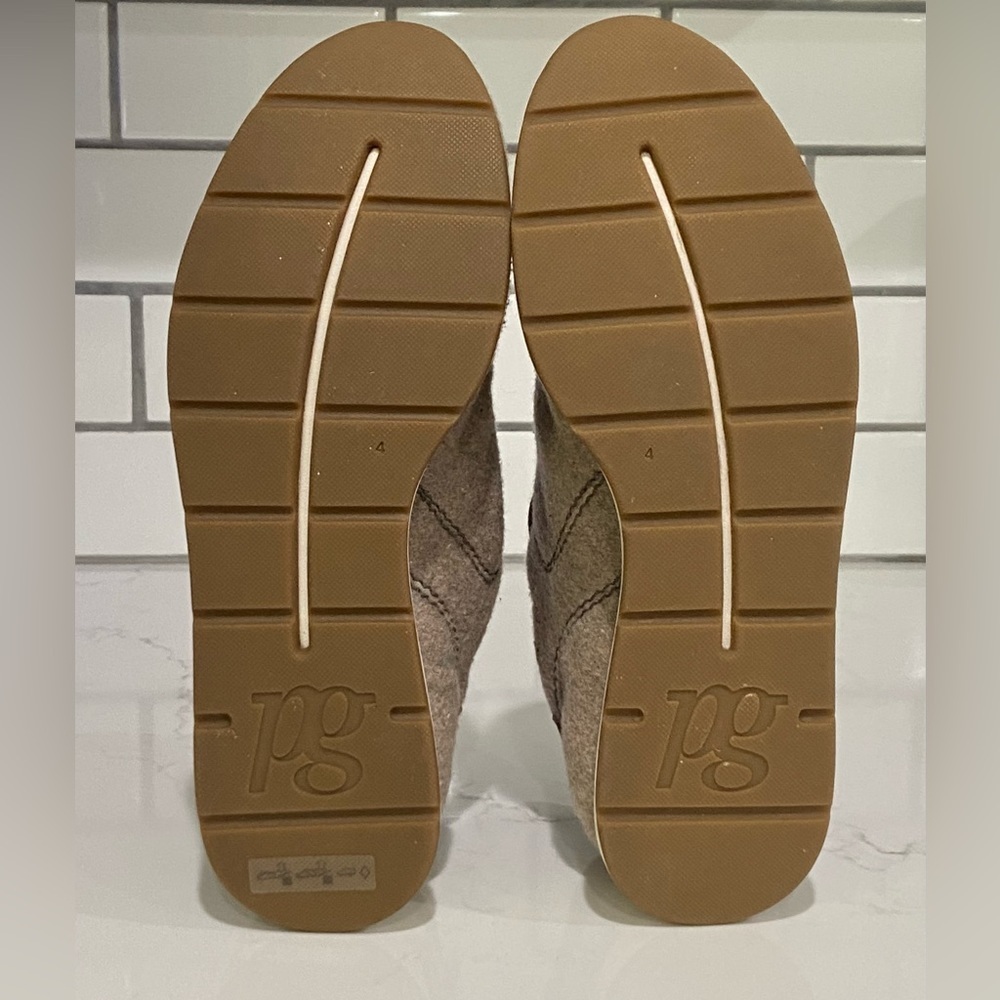 Paul Green Size 4 US Size 6.5 Kalista Merino Wool Leather Luxury Sneaker - Picture 12 of 16